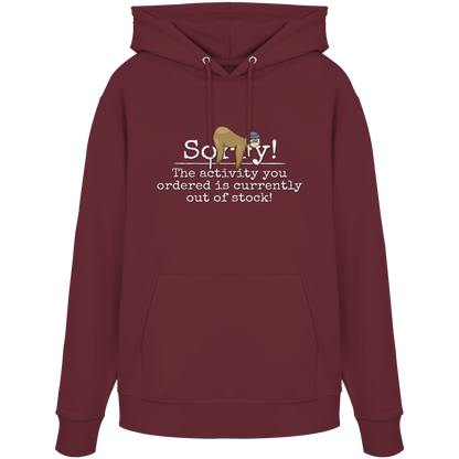 No-Activity Faultier - Organic Hoodie