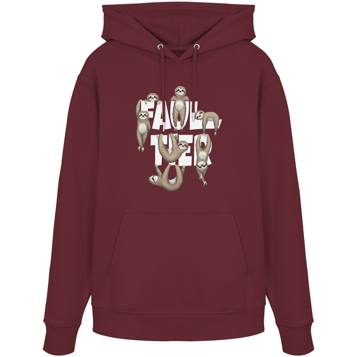 Viele gechillte Faultiere - Organic Hoodie