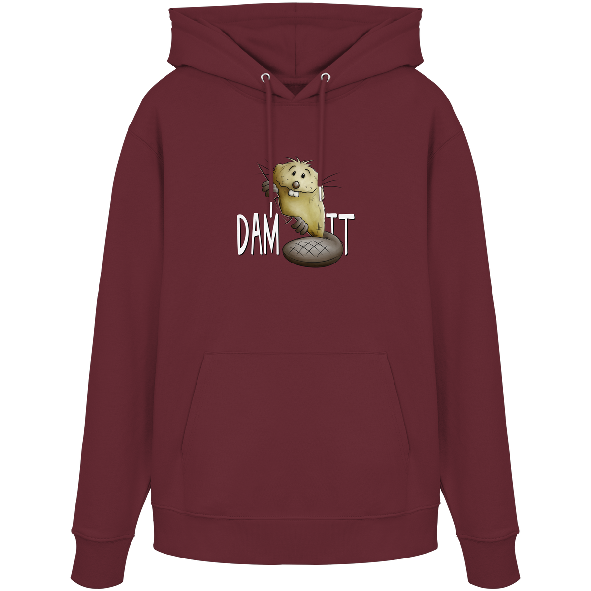 Dam It Verdammt Lustiger Biber - Organic Hoodie