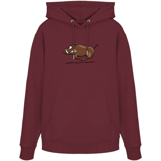 sauwildes Wildschwein | Wildsau  - Organic Hoodie