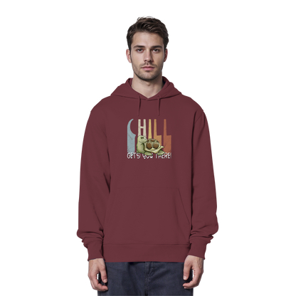 Gechillt gemütliche Schildkröte - Organic Hoodie