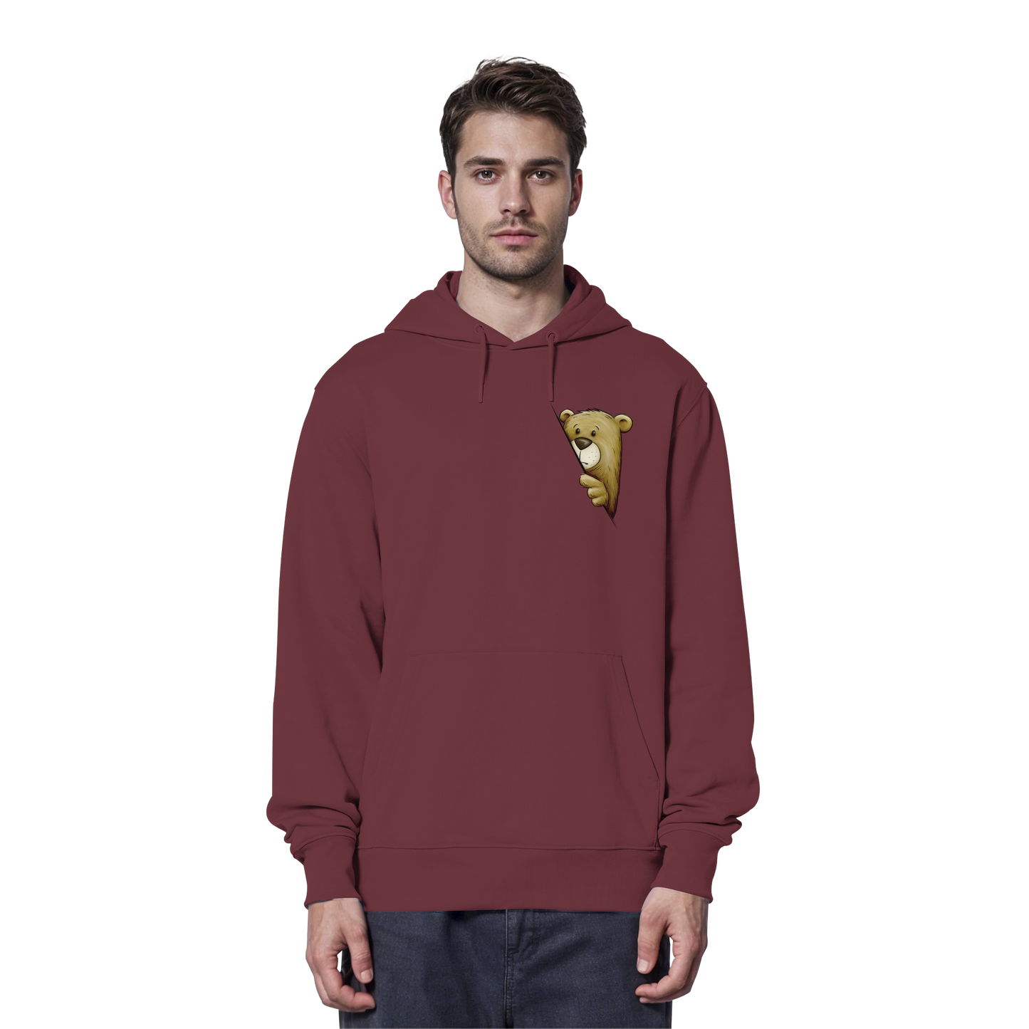 Funky Bär Illustration - Organic Hoodie