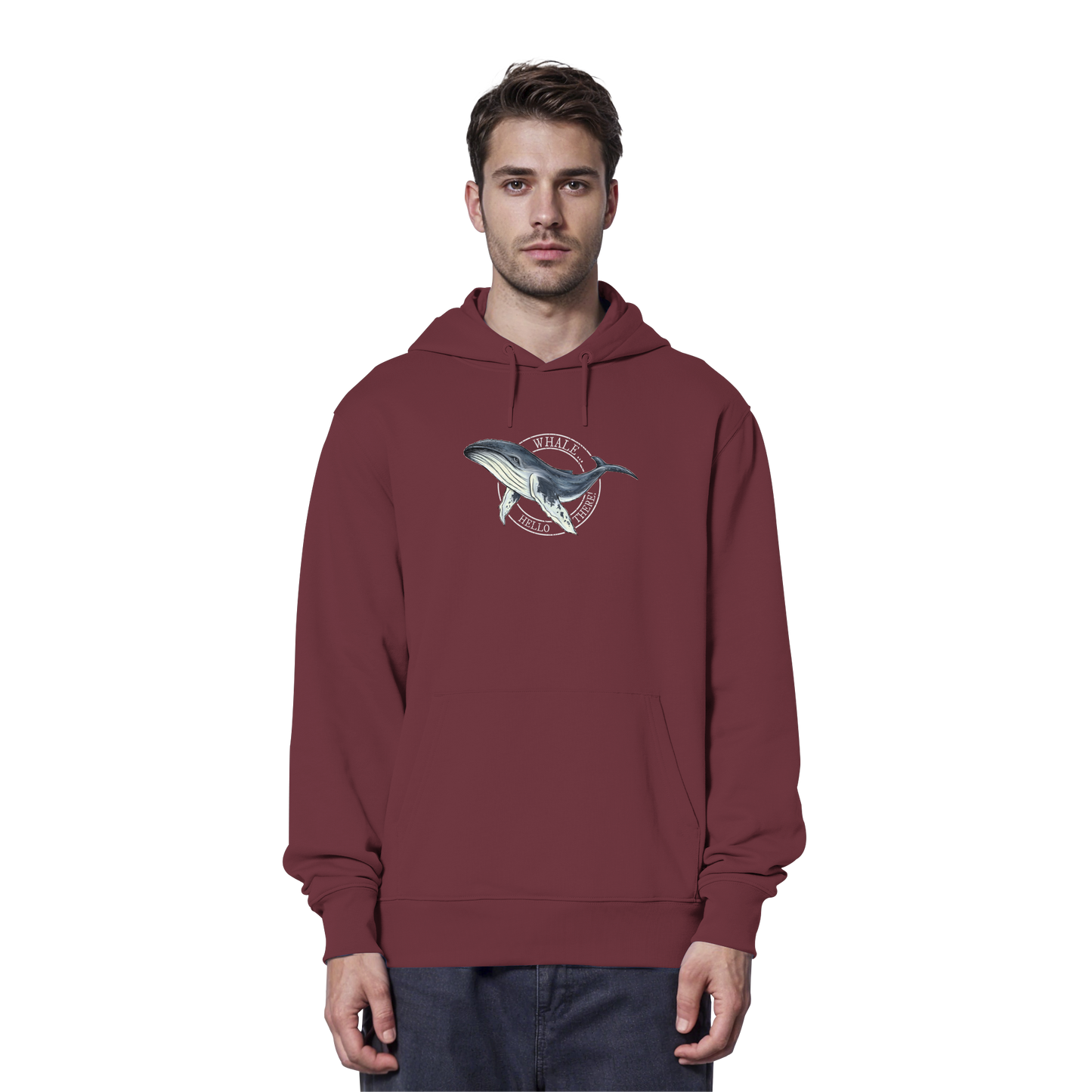 Whale, Hello There | Buckelwal - Organic Hoodie