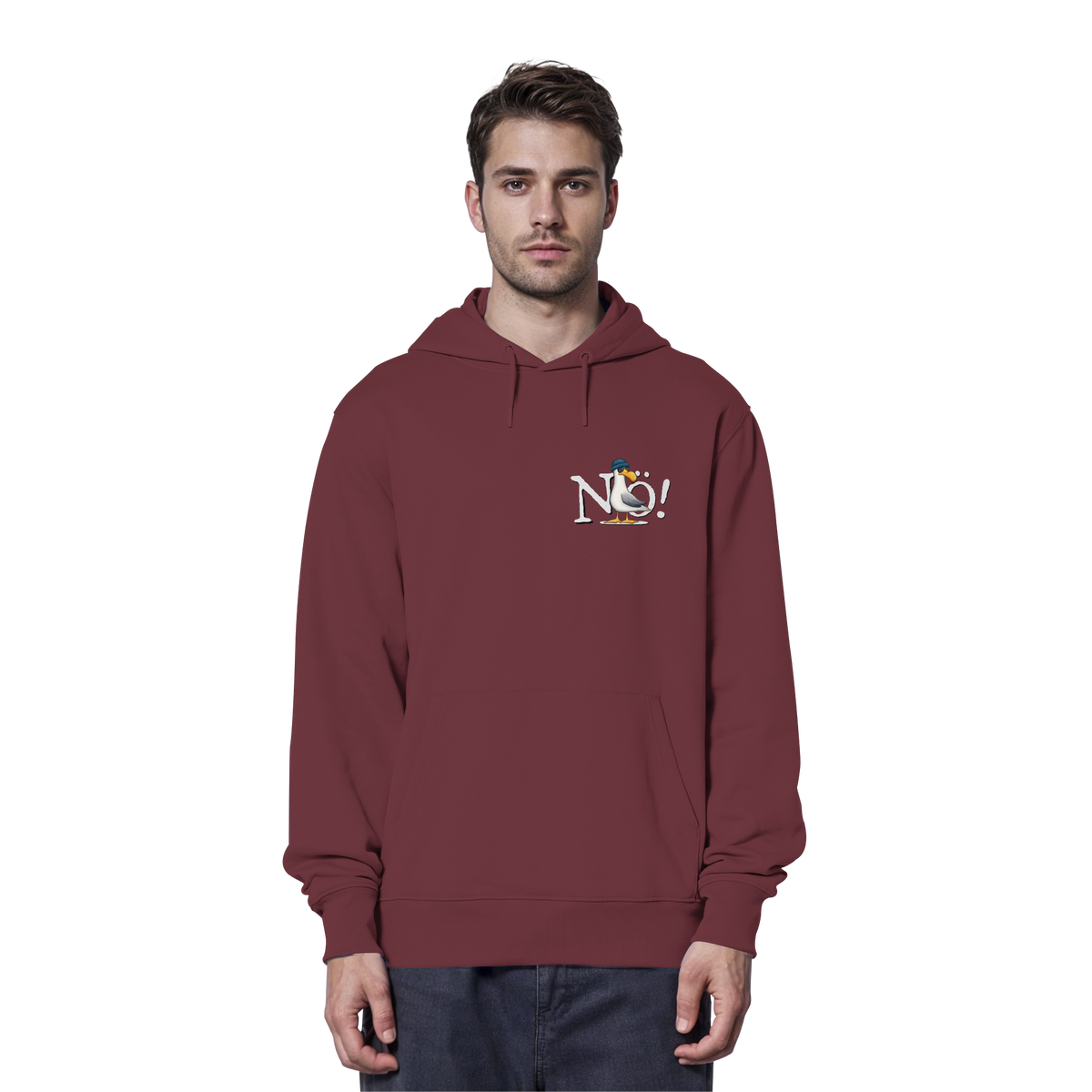 Nö Kein Bock Möwe - Organic Hoodie