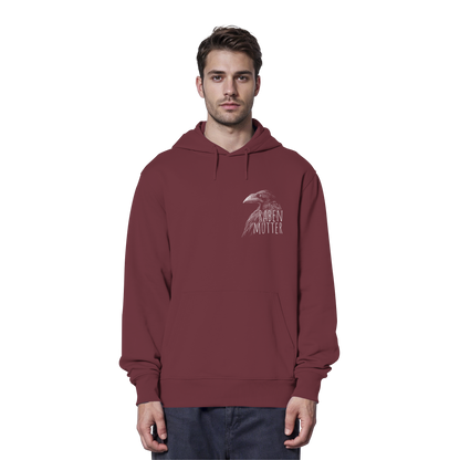 Rabenmutter schwarze Krähe Rabe - Organic Hoodie