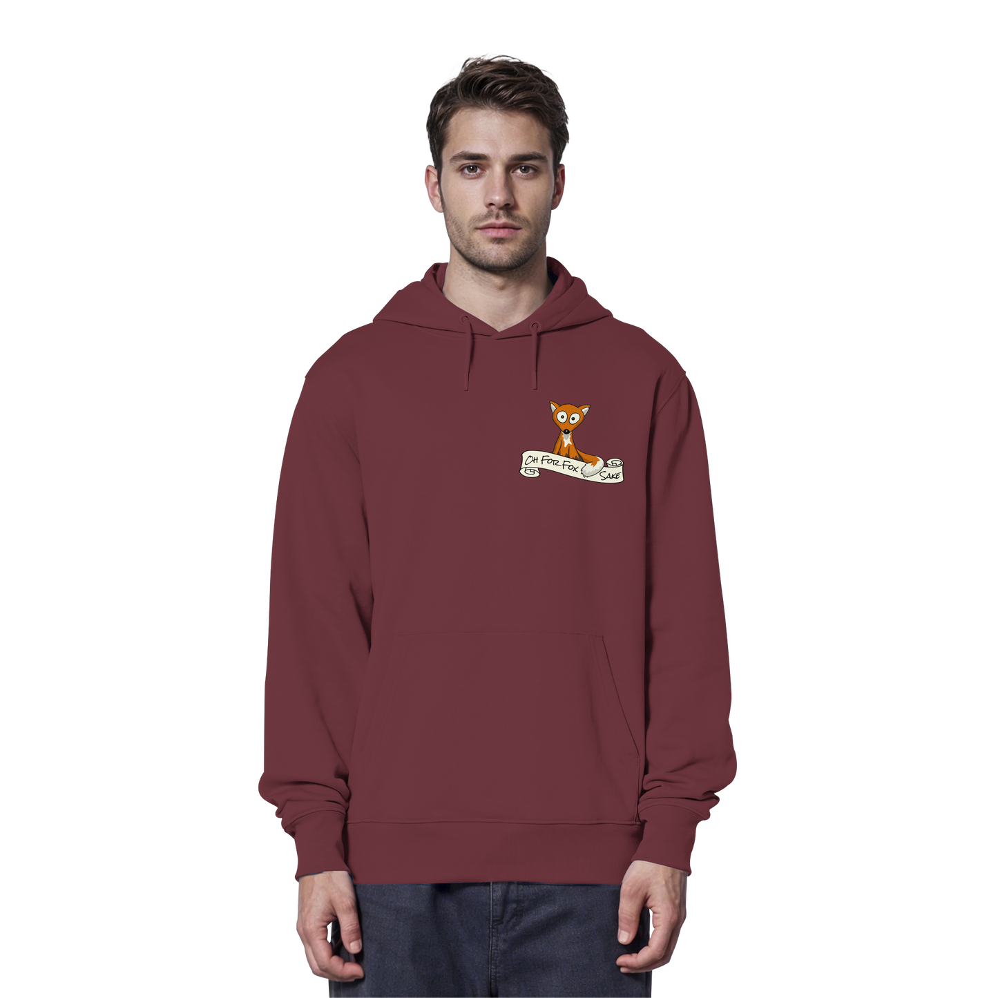 Oh For Fox Sake – Um Fuchses Willen - Organic Hoodie