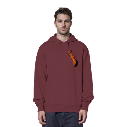 Süßes Eichhörnchen klettert - Organic Hoodie