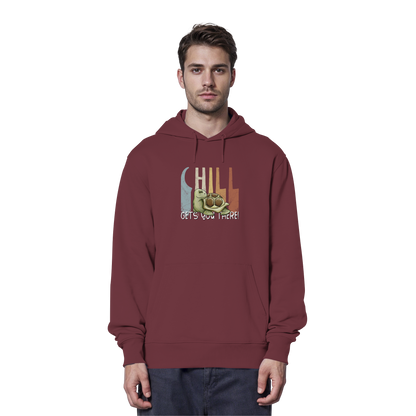 Gechillt gemütliche Schildkröte - Organic Hoodie