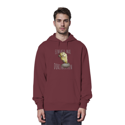 Einfach mal Durchbeissen Biber - Organic Hoodie