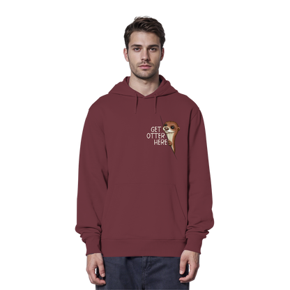 Get Otter Here | Lustiger Otter Kalauer - Organic Hoodie
