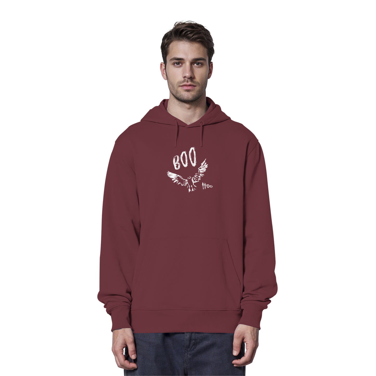 Boo Hoo! Fliegende Eule  - Organic Hoodie