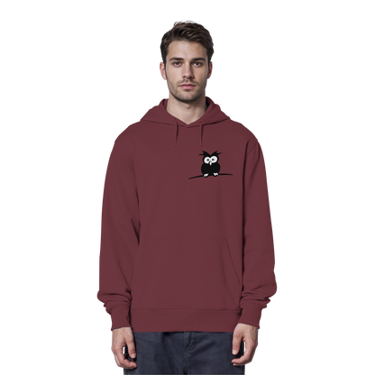 Kleine struppige Eule - Organic Hoodie