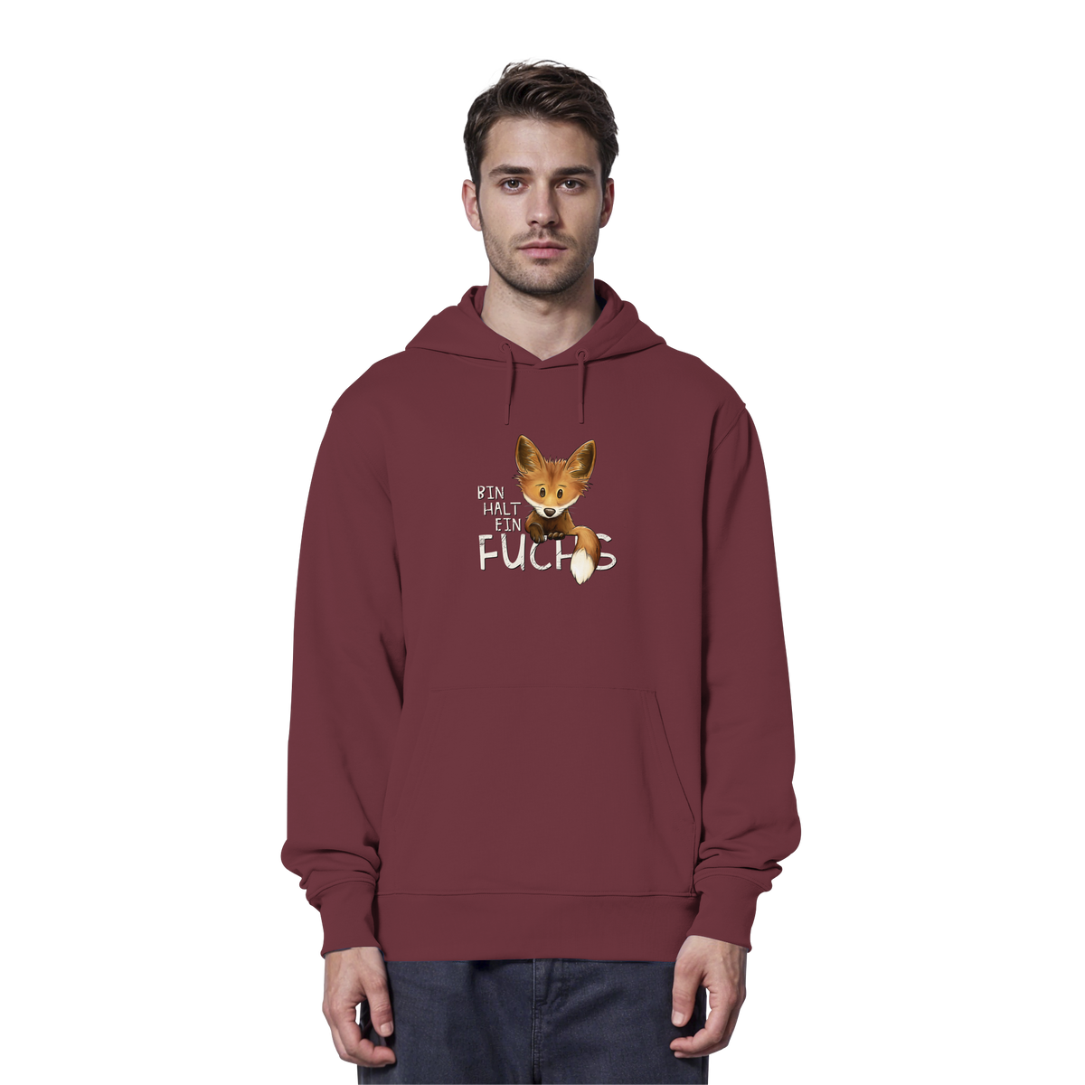 Bin halt ein Fuchs - Organic Hoodie