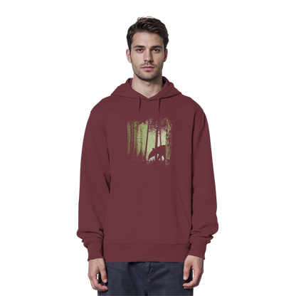 Lässiger Tapir im Zwielicht Wald - Organic Hoodie