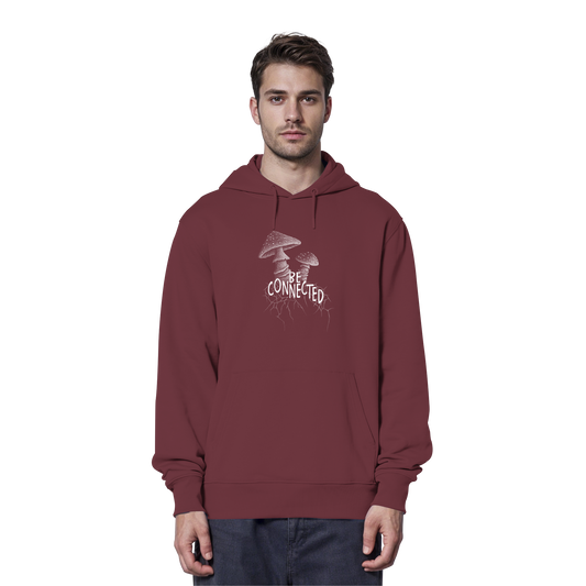 Be Connected Panther-Pilz - Organic Hoodie