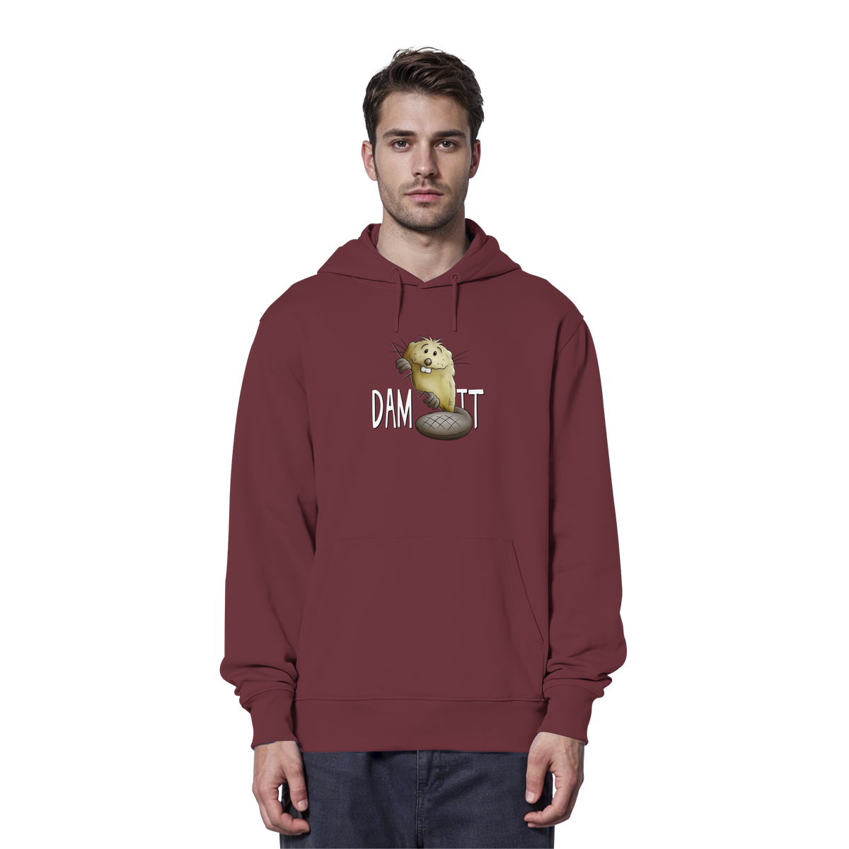 Dam It Verdammt Lustiger Biber - Organic Hoodie