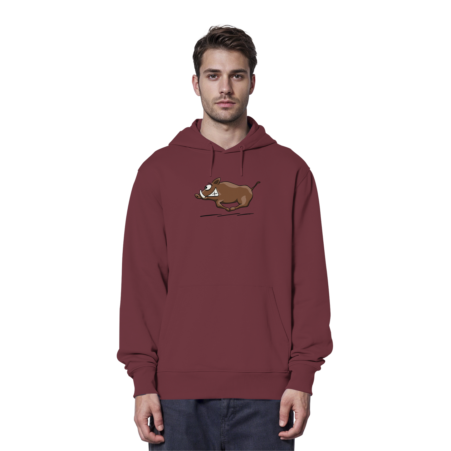 sauwildes Wildschwein | Wildsau  - Organic Hoodie