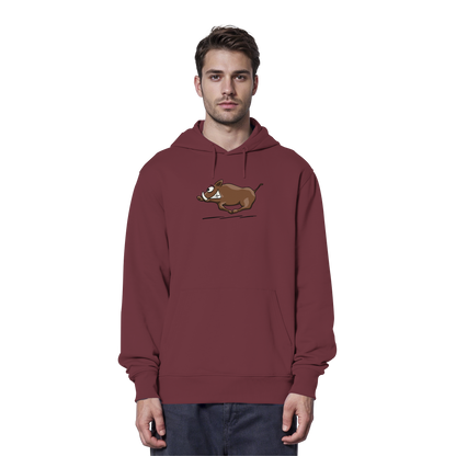 sauwildes Wildschwein | Wildsau  - Organic Hoodie
