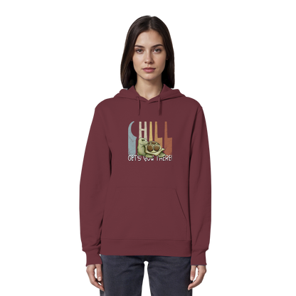 Gechillt gemütliche Schildkröte - Organic Hoodie