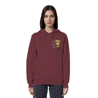 Unbearable – Unerträglich Bär - Organic Hoodie