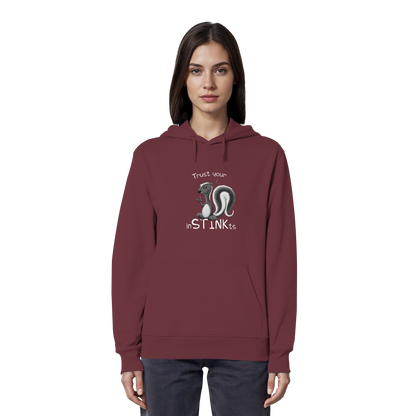 Trust Your inSTINKts Stinktier Humor - Organic Hoodie
