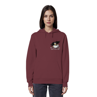 Der frühe Vogel kann mich mal | Kaffee Rabe - Organic Hoodie