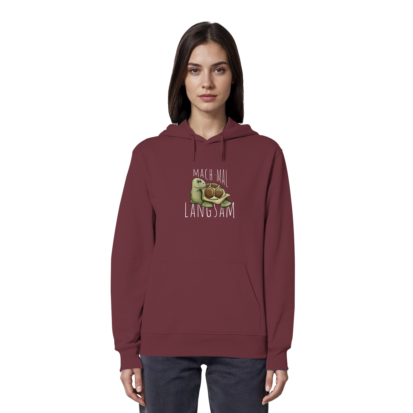 Mach mal langsam Schildkröte - Organic Hoodie