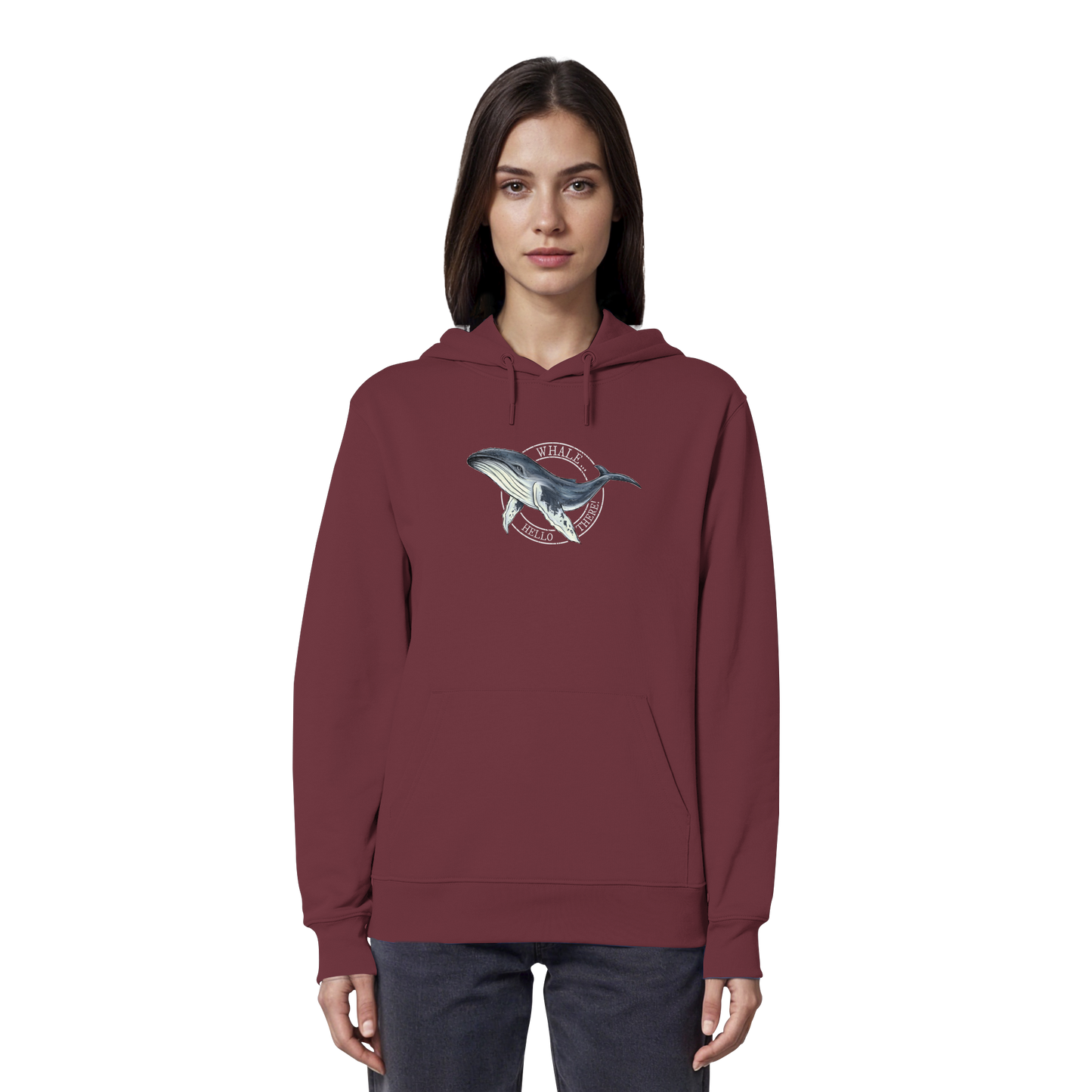 Whale, Hello There | Buckelwal - Organic Hoodie