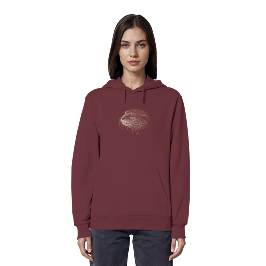 Otter Bleistift Zeichnung KritzelKunst - Organic Hoodie