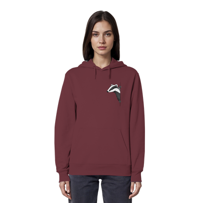 Lässiger Dachs Meister Grimbart - Organic Hoodie