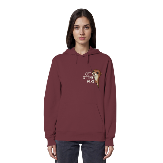 Get Otter Here | Lustiger Otter Kalauer - Organic Hoodie