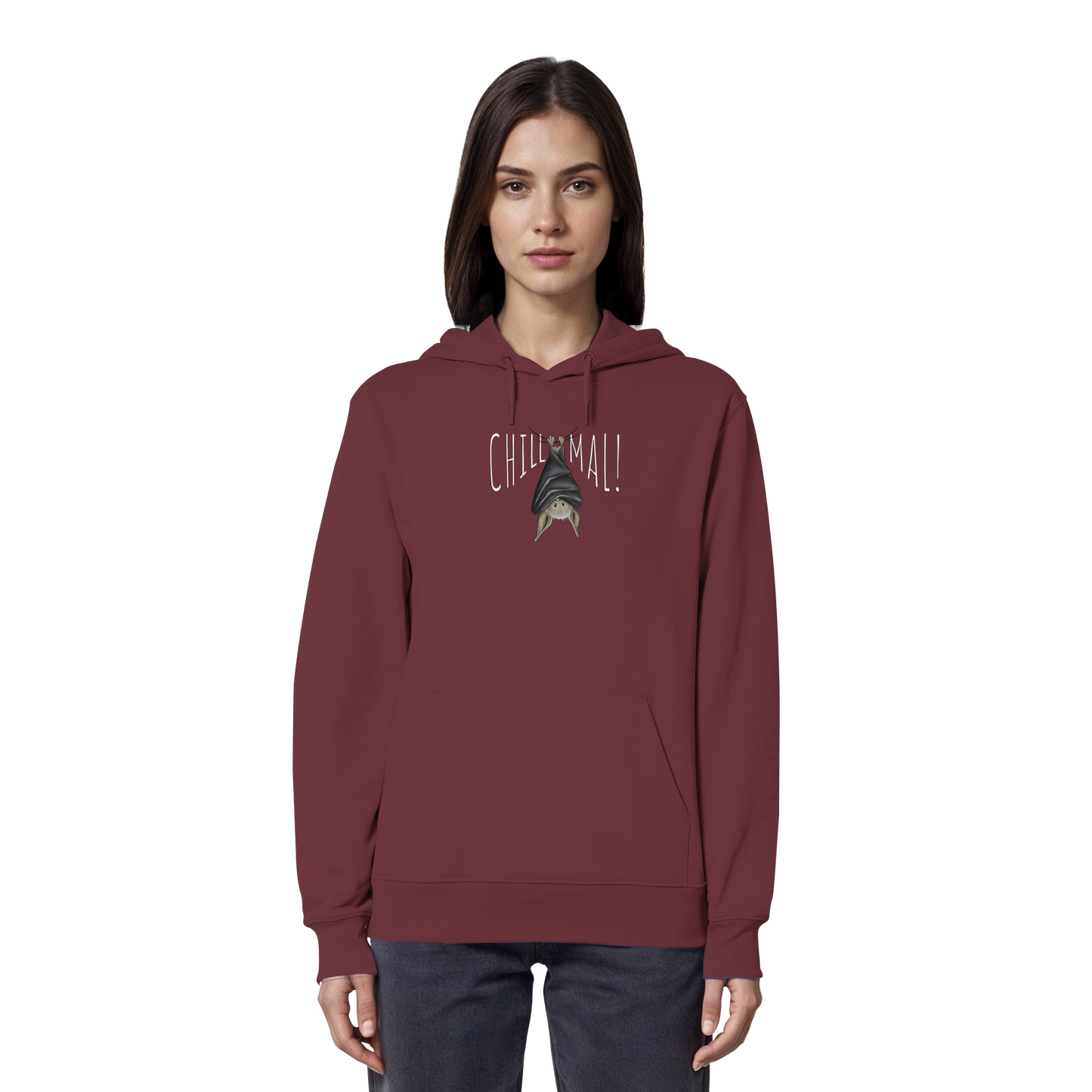 Chill Mal gemütliche Fledermaus - Organic Hoodie