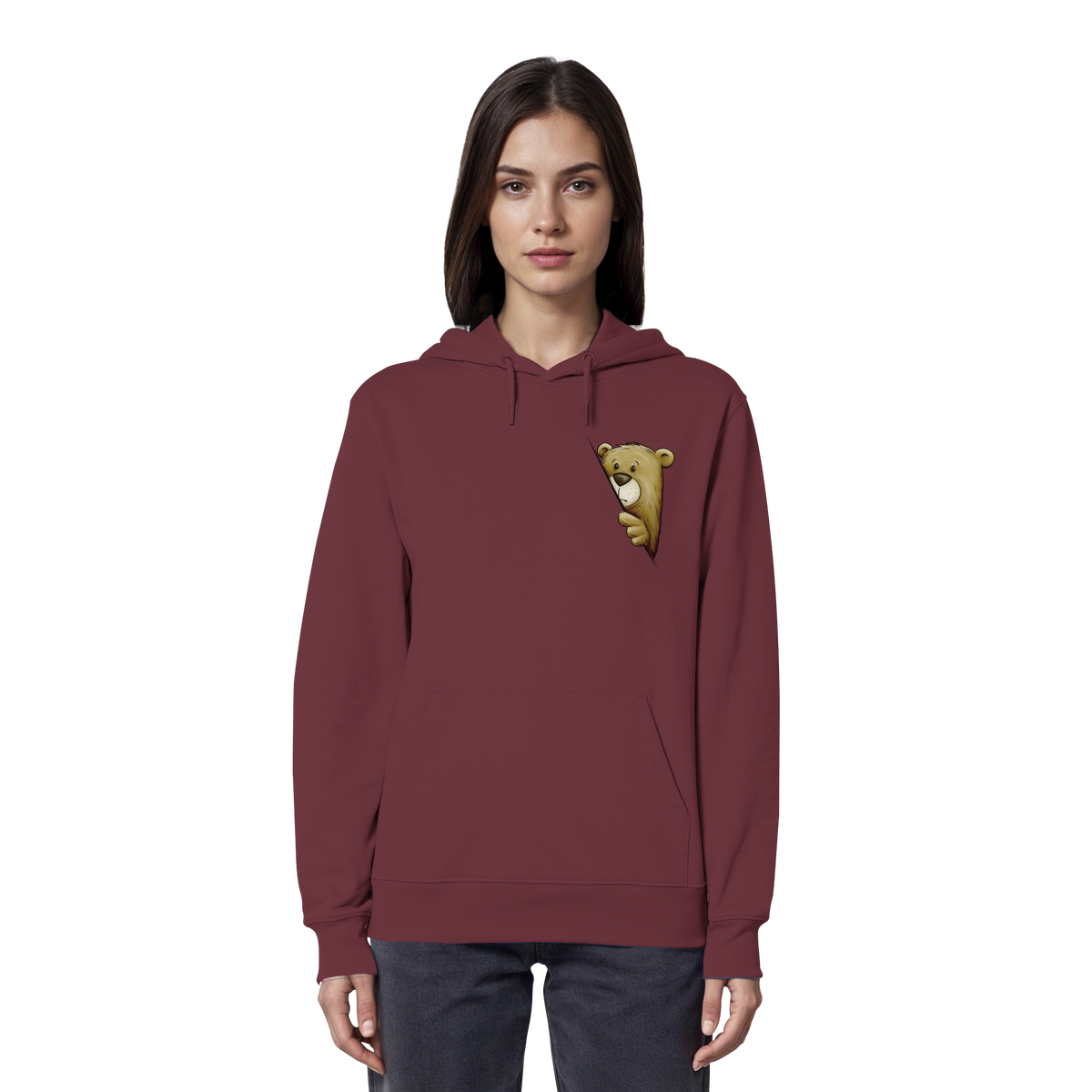 Funky Bär Illustration - Organic Hoodie