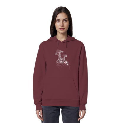 Be Connected Panther-Pilz - Organic Hoodie