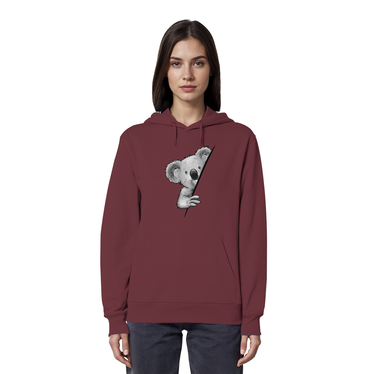 Koala Bär Illustration - Organic Hoodie