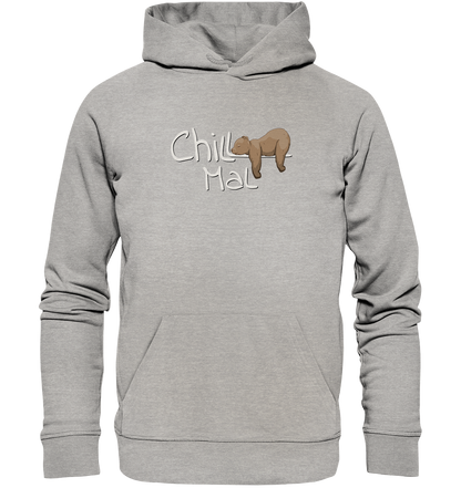 Chill Mal schläfriger Braunbär - Organic Hoodie
