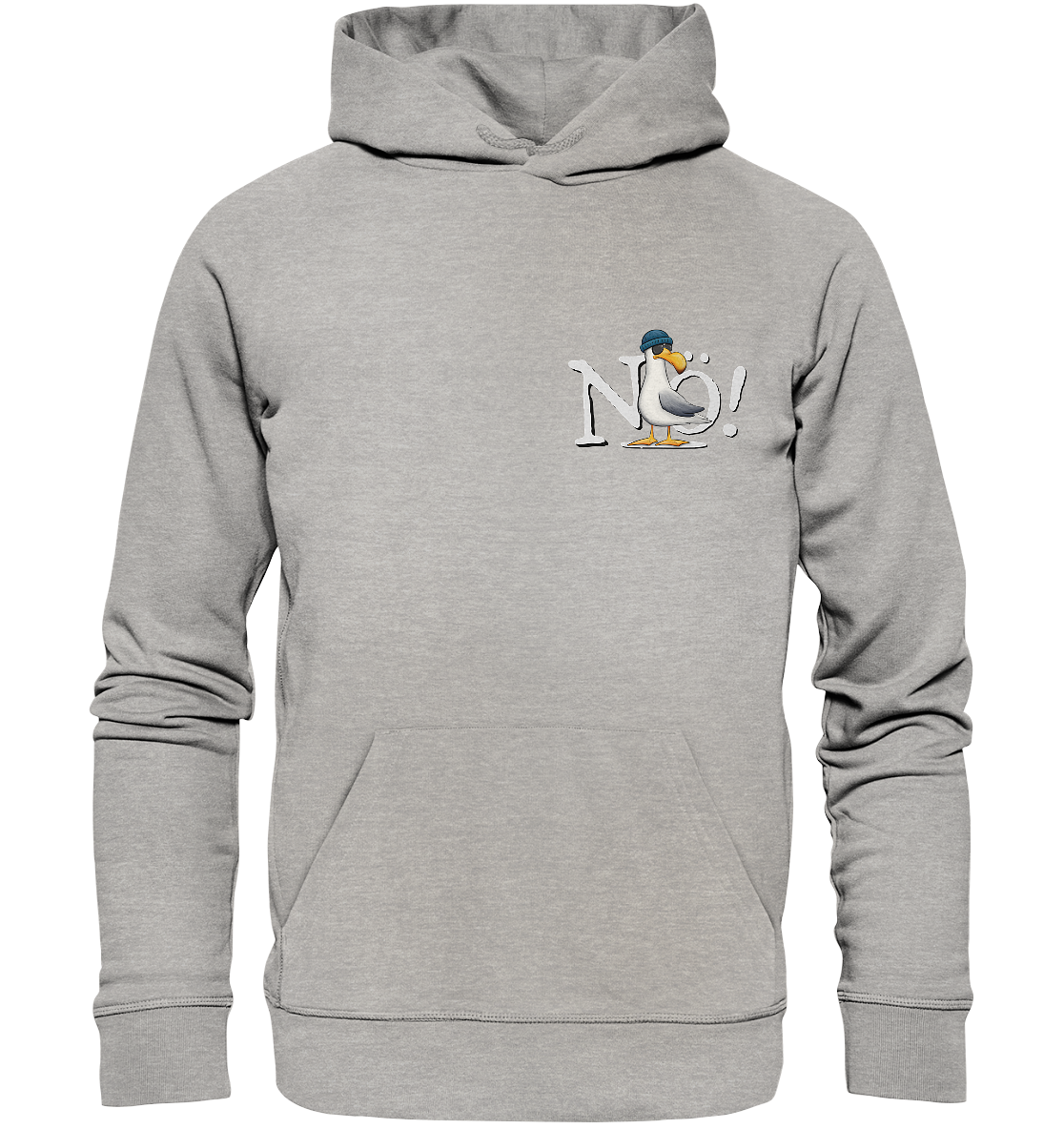 Nö Kein Bock Möwe - Organic Hoodie