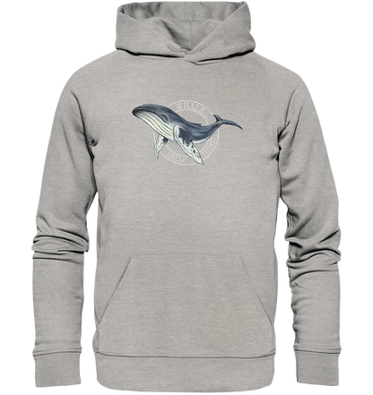 Whale, Hello There | Buckelwal - Organic Hoodie