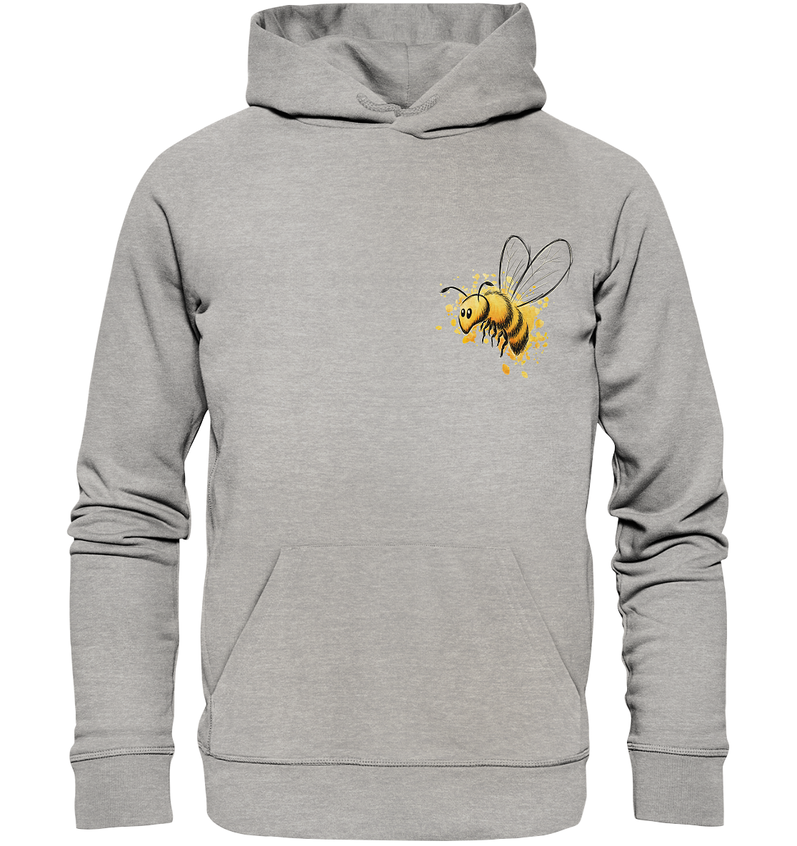 Lässige kleine Honig-Biene - Organic Hoodie