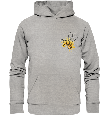 Lässige kleine Honig-Biene - Organic Hoodie