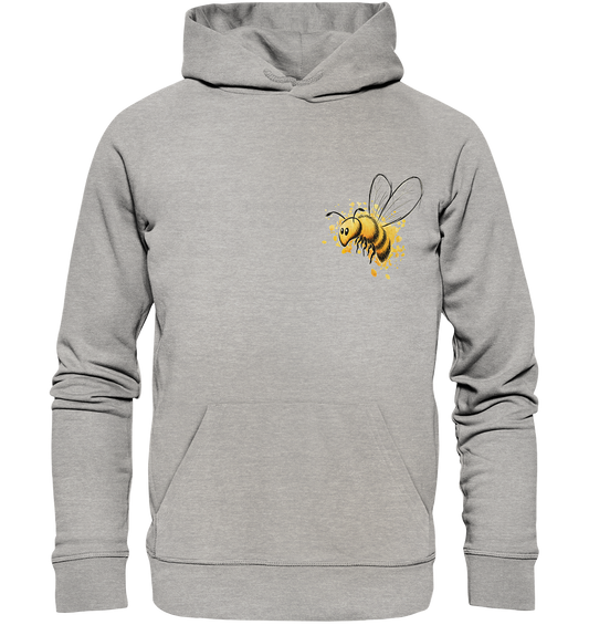 Lässige kleine Honig-Biene - Organic Hoodie