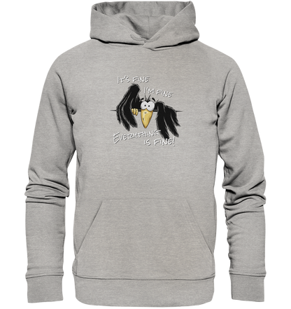 I’m Fine Rabe | Alles Gut Krähe - Organic Hoodie
