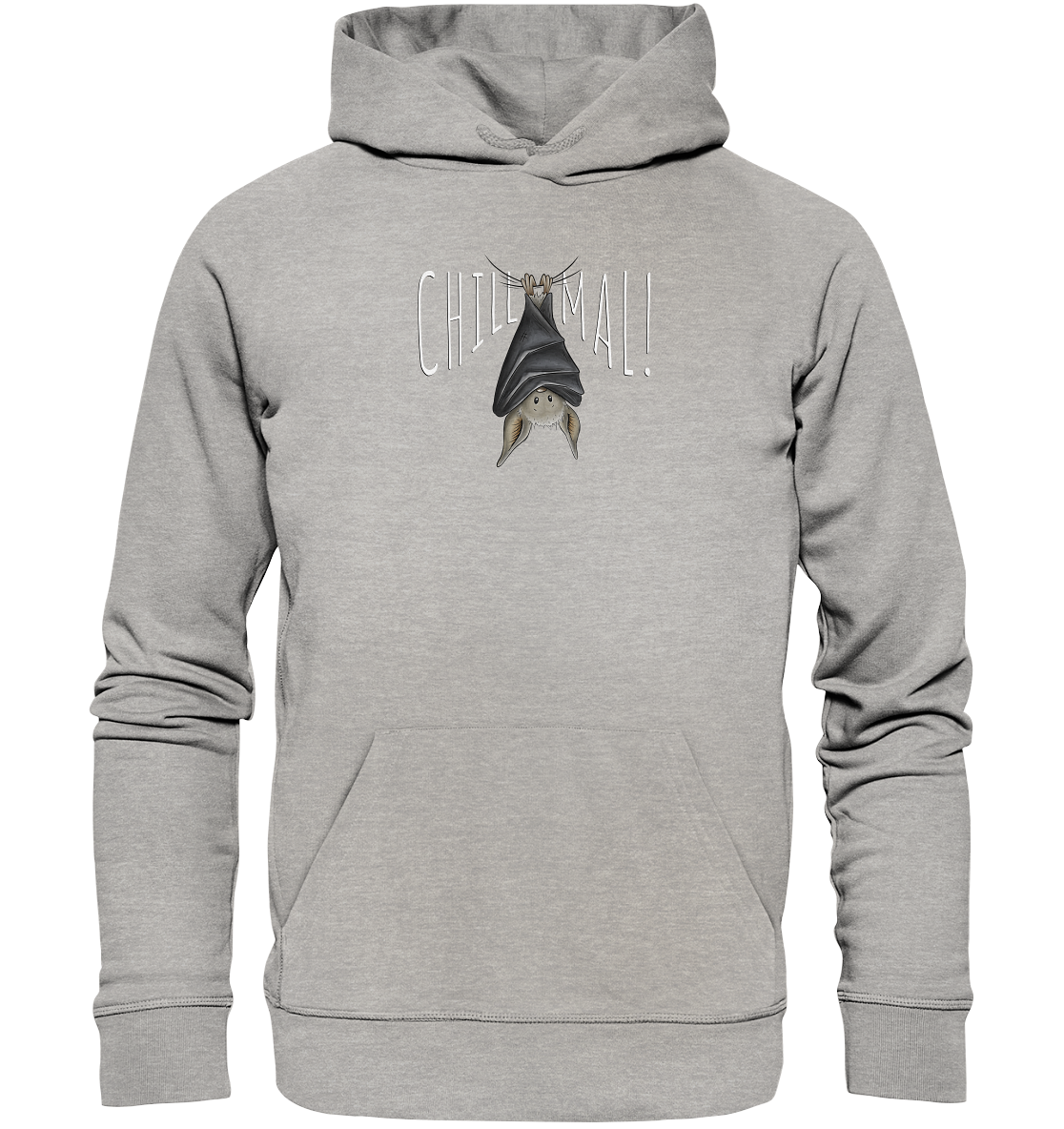Chill Mal gemütliche Fledermaus - Organic Hoodie