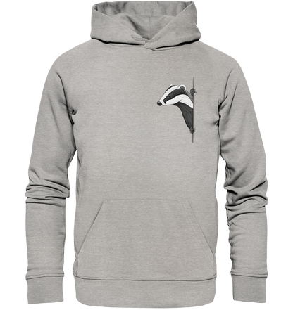 Lässiger Dachs Meister Grimbart - Organic Hoodie