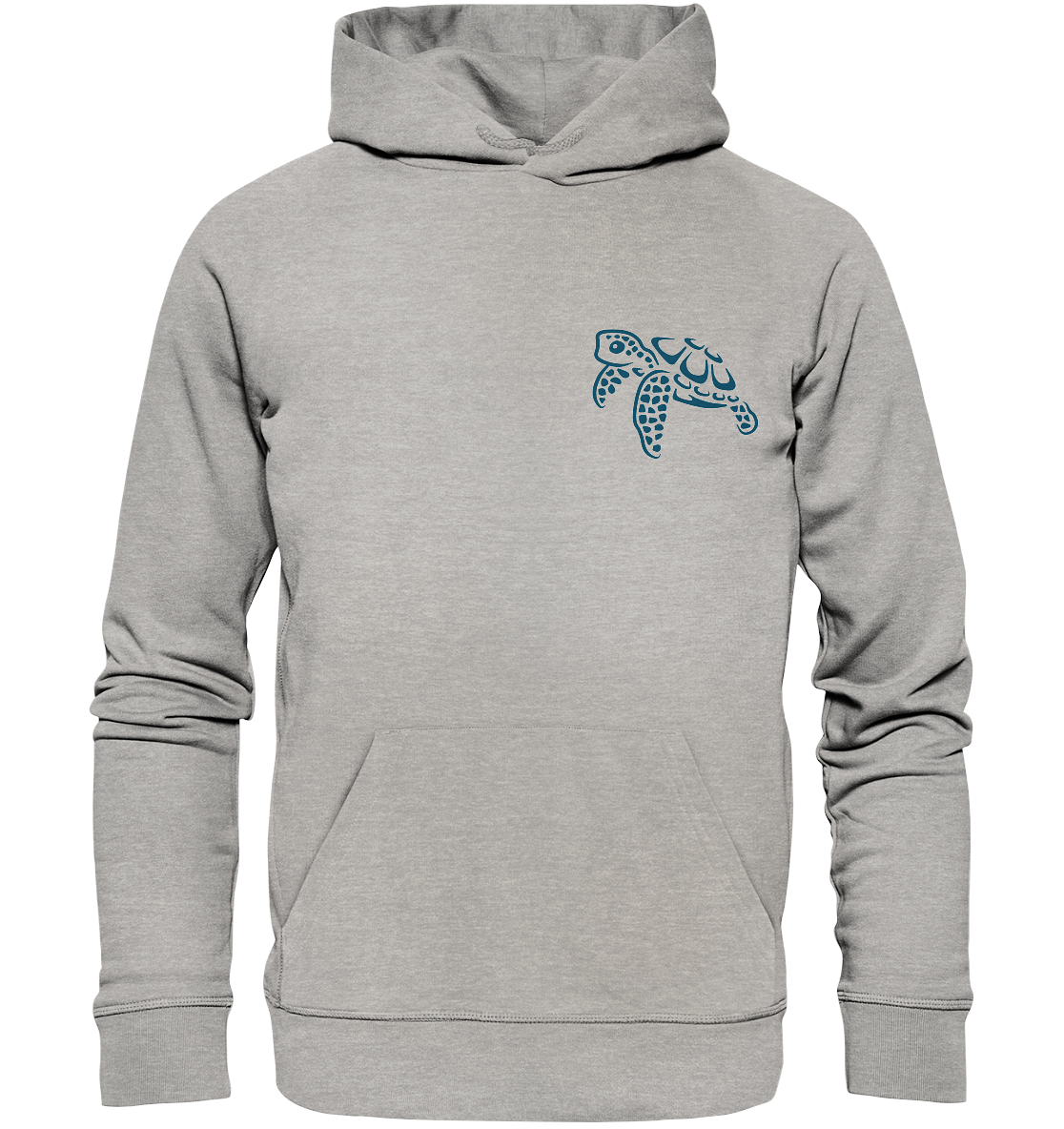 Lässig lustige Wasserschildkröte - Organic Hoodie
