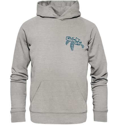 Lässig lustige Wasserschildkröte - Organic Hoodie
