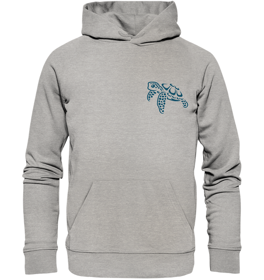 Lässig lustige Wasserschildkröte - Organic Hoodie