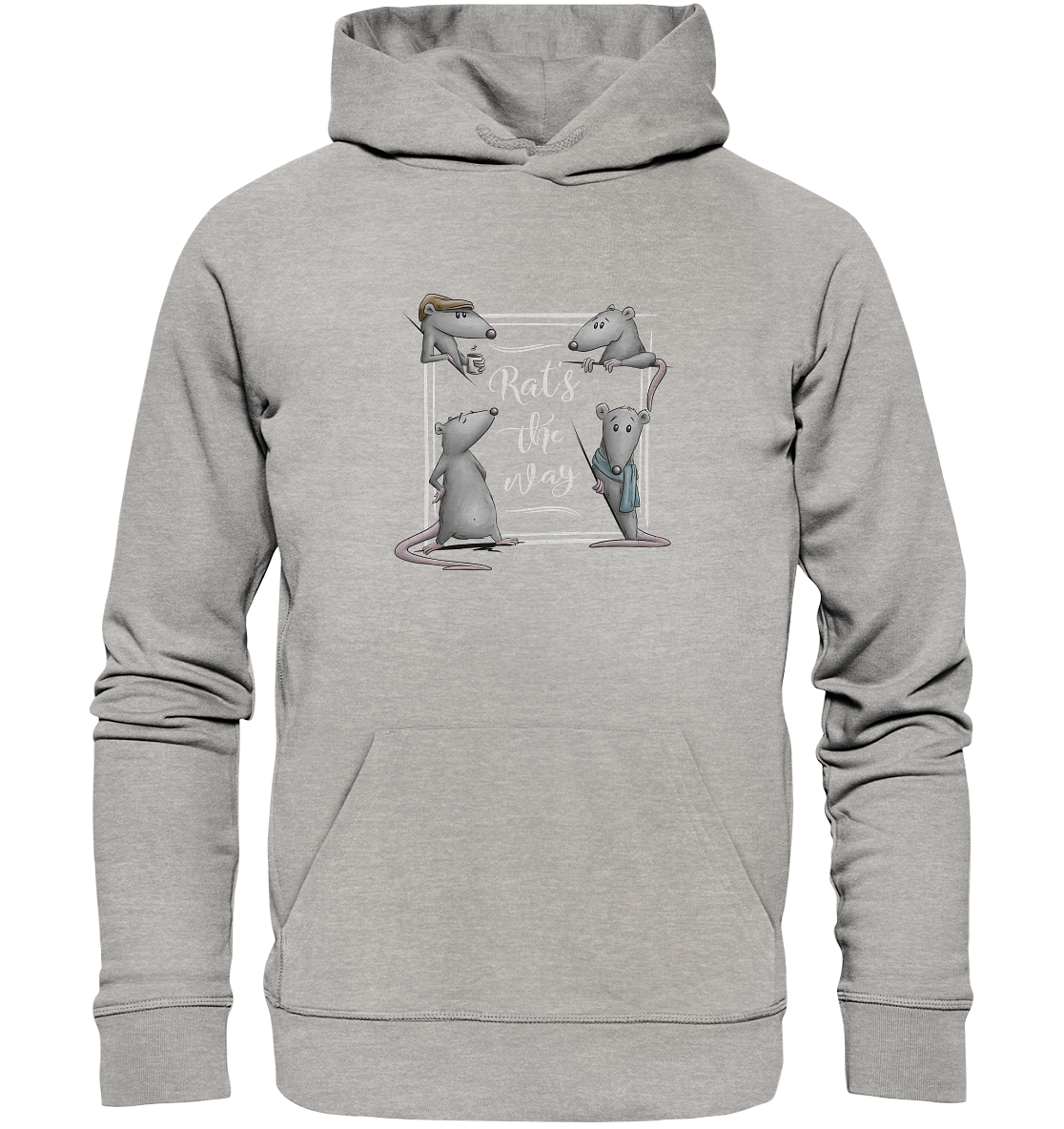 Rat’s The Way Kaffeehaus Ratten - Organic Hoodie