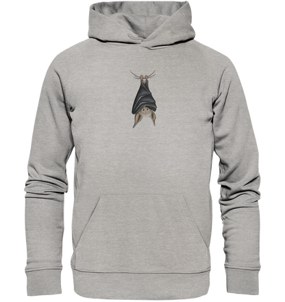 Lustig chillende Fledermaus - Organic Hoodie