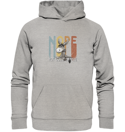 Nope | bockiger Esel - Organic Hoodie